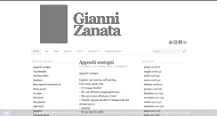 Desktop Screenshot of giannizanata.it