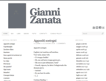 Tablet Screenshot of giannizanata.it